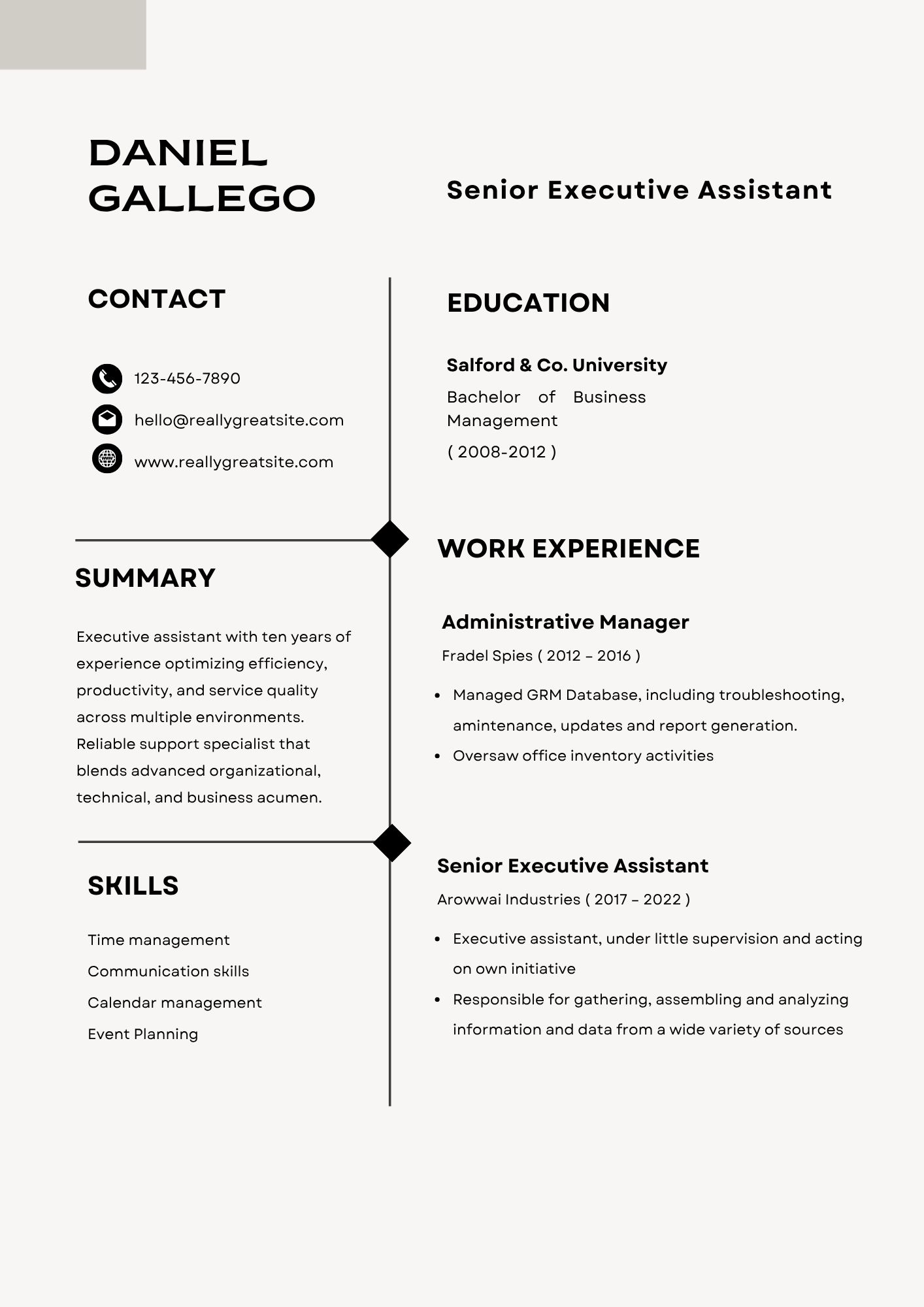 Corporate Template